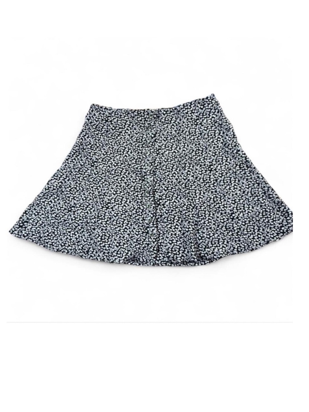American Eagle black & white floral mini skirt – size 2